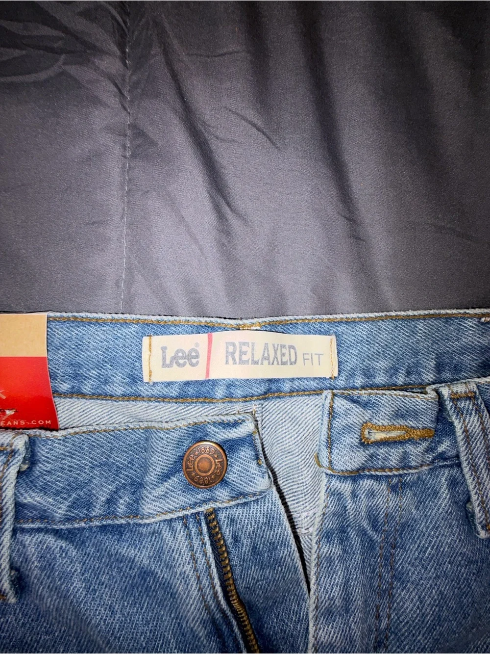 Lee Relaxed Fit Jeans Men's 34x30 Light Stone Wash NWT Classic Denim